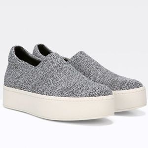 Vince Walsh Platform Sneakers Grey Marl Sz 6